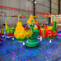 Manège électrique miniature rotatif pour enfants, jeu de carrousel pour enfants, machine de jeu pour enfants