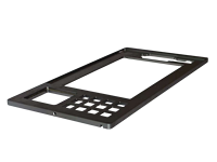Cadre de panneau de commande intelligent CNC personnalisé - Bezel avant en aluminium avec découpes multifonctionnelles