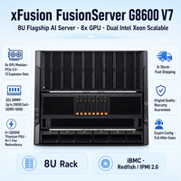 Serveur GPU IA XFusion G8600 V7 8U en rack, double socket, 8 modules GPU, 13 emplacements PCIe 5.0 pour l'entraînement IA, l'apprentissage profond et le calcul haute performance (HPC)