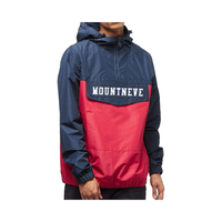 Sweat à capuche vintage pour l'extérieur avec demi-fermeture éclair poche à rabat imperméable fermeture éclair anorak coupe-vent veste de course
