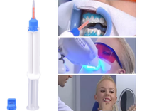 Gel blanchissant pour les dents à double canon, usage clinique professionnel, 35% de peroxyde, gel de blanchiment dentaire pour LED professionnelle