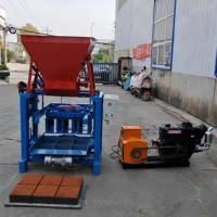 YUNYANG Machine de fabrication de briques creuses, pleines et emboîtables en béton, hydraulique automatique à haute efficacité, composants essentiels du moteur, facile à utiliser