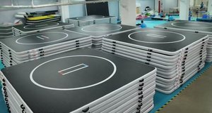 GAOHAO SPORTS Materasso Gonfiabile 10' X 10' <span class=keywords><strong>per</strong></span> Lotta, Arti Marziali, <span class=keywords><strong>Ginnastica</strong></span> e MMA - Product Image 6