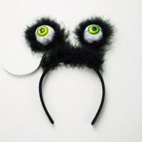 Serre-tête unisexe en peluche imprimé léopard et panda, fait main, style japonais et coréen, collection automne/hiver, accessoires de coiffure transfrontaliers