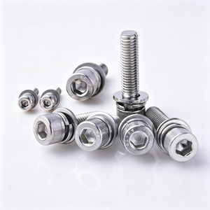 Factory Supply A2 Stainless Steel Hexagon Socket Head <b>Cap</b> Combination Screw With Washers - Product Image 6