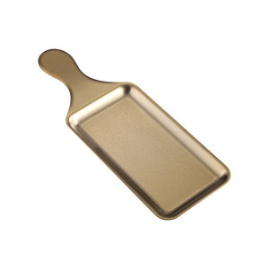 Plateau de service rectangulaire en acier inoxydable 304, couleur or et argent, pour la présentation des aliments, steak, snack, barbecue, vaisselle de table - Product Image 5