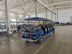 Autobús Turístico Eléctrico Retro <span class=keywords><strong>de</strong></span> 14 Plazas, Auto Clásico <span class=keywords><strong>de</strong></span> Lujo para Vacaciones, Autobús <span class=keywords><strong>de</strong></span> Estilo Clásico Ecológico para <span class=keywords><strong>Turismo</strong></span> - Product Image 4