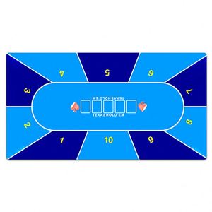 Tapis de jeu de cartes personnalisé FX, épaissi et à bords cousus, en caoutchouc souple antidérapant, tapis de poker poli - Product Image 6