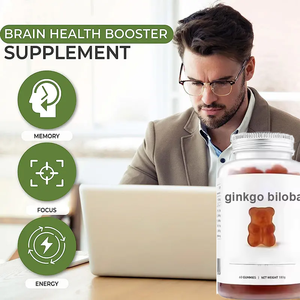 Ausreson Private Label Organic <span class=keywords><strong>Ginko</strong></span> <span class=keywords><strong>Biloba</strong></span> foglie di vitamine gommose Ginkgo <span class=keywords><strong>Biloba</strong></span> Gummies per il potenziamento del cervello - Product Image 4
