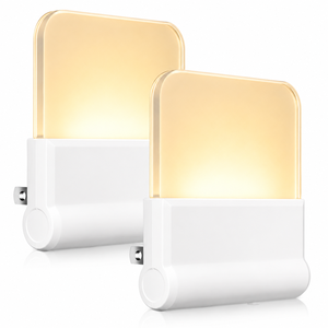 Transparent <b>Light</b> Sensor LED Night <b>Light</b> US <b>Plug</b> 2700K Warm <b>Light</b> 0.5W Energy Saving Indoor Lighting OEM Factory Wholesale - Product Image 1