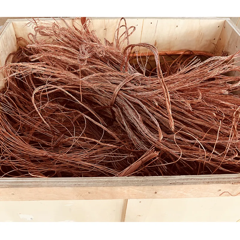 Proveedor de fuente de China chatarra de alambre de cobre rojo de 99% pureza de cables electrónicos