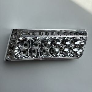Custom Made Automotive Chrome Plated LED Light Cover For Car <b>Exterior</b> Lighting <b>Accessories</b> - Product Image 1