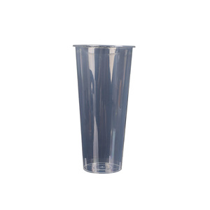 Disposable Milk Tea <b>Cup</b> 700ml 90mm Diameter With Lid For <b>Cold</b> Hot Drinks Takeout Commercial Use - Product Image 4
