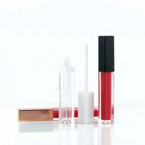 Emballage de rouge à lèvres carré en plastique Maxfree 7 ml, flacon vide avec miroir et écran LED, impression sérigraphique, bouchon à vis transparent - Product Image 6