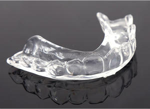 واقي فم من السيليكون الشفاف مخصص طبقة واحدة لحماية الأسنان ورش الأسنان واقي وفم للنوم قطعة واقية من العاج - Product Image 3