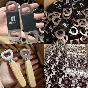 <span class=keywords><strong>D</strong></span>écapsuleur porte-clés en acier inoxydable et cuir écologique, personnalisable, gravable au laser, pour boissons, vente en gros usine - Product Image 6