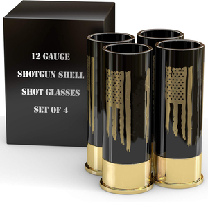 Verre à liqueur personnalisé en vrac de calibre 12 1.5oz rouge noir prix pour l'Allemagne Ridgemont Rittenhouse <span class=keywords><strong>Riverboat</strong></span> Rock Town Ron - Product Image 3