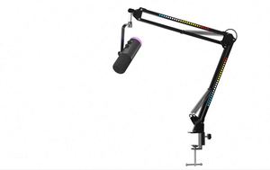NEW Dynamic Podcast Gaming <b>Microphone</b> With RGB Professional Audio Studio Recording Equipment Mic Wired <b>Microphone</b> Karaoke - Product Image 4