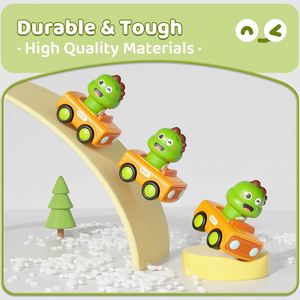 ของเล่นรถวัวพลาสติกน่ารักแบบกดแล้วไป ของเล่นเด็ก - Product Image 3