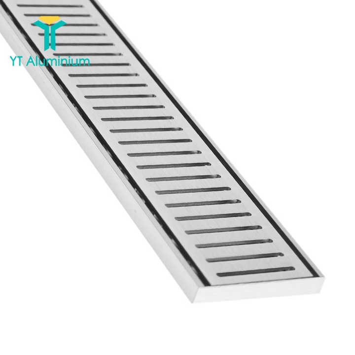 Aluminium Linear Grates Matte Gold Standard Floor Drain 100mm * 26mm ...