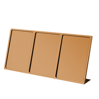 Tableau Menu Présentoir Flyer Affichage Clair Acrylique Double Face Affichage T Forme En Acier Inoxydable Signe
