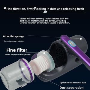 Aspirateur domestique à forte aspiration 8000Pa, pression légère <span class=keywords><strong>pour</strong></span> éliminer <span class=keywords><strong>les</strong></span> <span class=keywords><strong>acariens</strong></span>, aspirateur anti-<span class=keywords><strong>acariens</strong></span> <span class=keywords><strong>pour</strong></span> oreillers, matelas, canapés - Product Image 2