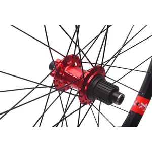 Vente chaude 32 trous en alliage d'aluminium <span class=keywords><strong>vtt</strong></span> <span class=keywords><strong>roue</strong></span> de vélo de montagne Freehub avec technologie de frein à disque - Product Image 3