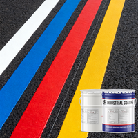 Peinture routière polyuréthane à séchage rapide, hautement réfléchissante, à base d'eau, antidérapante, conforme aux normes DOT, pour les entrepreneurs en travaux routiers et les parkings.