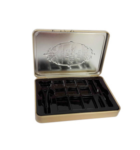 Caja <span class=keywords><strong>de</strong></span> hojalata rectangular ecológica personalizada para <span class=keywords><strong>sombras</strong></span> <span class=keywords><strong>de</strong></span> ojos, embalaje cosmético vacío, <span class=keywords><strong>paleta</strong></span> <span class=keywords><strong>de</strong></span> caja <span class=keywords><strong>de</strong></span> hojalata con imán, reciclada - Product Image 4