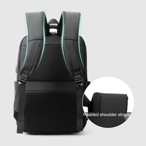 USB Port Waterproof 15.6 Inch Laptop Men Women <b>Backpack</b> Large Capacity Travel Bag Business Casual Work <b>Computer</b> <b>Backpacks</b> - Product Image 3