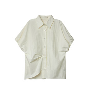<span class=keywords><strong>Chemisier</strong></span> d'été en coton mignon chemises à <span class=keywords><strong>manches</strong></span> <span class=keywords><strong>bouffantes</strong></span> pour femmes vente en gros - Product Image 5