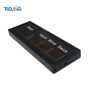 Temporizador LED de 10 Dígitos y 1 Pulgada con Pantalla de Días/Horas/Minutos/Segundos, Temporizador de Días para Interiores, Diseño Moderno, Regalo - Product Image 2