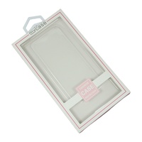 Vente en gros, faible MOQ, étui de protection universel en PVC pour iPhone 15 16 Pro Max Plus, emballage en boîte en papier de couleur neutre