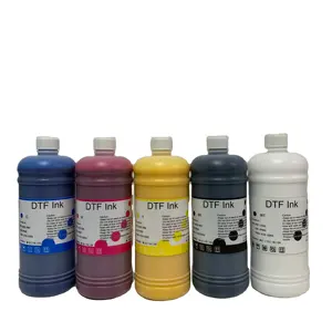 ฟิล์ม PET รงควัตถุ CMYK สีขาว Colo หมึกสำหรับ DTF Epson I3200 4720 5113 DX5 DX7เครื่องพิมพ์