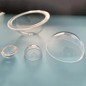 ROV caméra couverture en verre optique de saphir hémisphérique dômes lentille