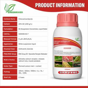 <span class=keywords><strong>Insecticida</strong></span> Agrícola de Alta Eficacia, Clorantraniliprol 20% SC, Diamida Antranilica <span class=keywords><strong>para</strong></span> <span class=keywords><strong>el</strong></span> Control de la Polilla <span class=keywords><strong>del</strong></span> Diente de Diente de Dragón y <span class=keywords><strong>el</strong></span> Gusanillo <span class=keywords><strong>del</strong></span> Ejército - Product Image 2