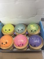 Meilleures ventes : Squishies Taba anti-stress, grands modèles alimentaires (Dumpling souriant, Bao Bun), scintillants, boîte mystère