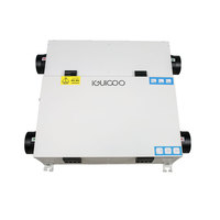 Control inteligente por aplicación Tuya, Ventilación de recuperación de energía erv hrv con contrapeso, intercambiador de calor total