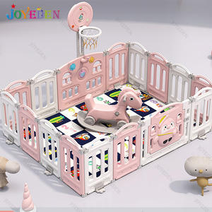 Nouveautés jeux <span class=keywords><strong>de</strong></span> toboggans portables pour enfants <span class=keywords><strong>aire</strong></span> <span class=keywords><strong>de</strong></span> jeux balançoire <span class=keywords><strong>de</strong></span> clôture intérieure sécurité pliable parc pour bébé en plastique avec jouets - Product Image 5