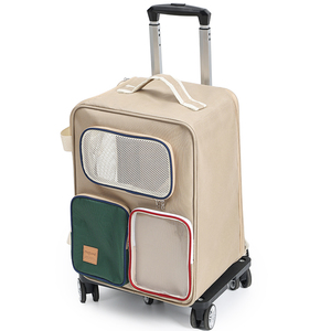 Bolsa de Viaje y Mochila 2 en 1 para Mascotas - Transportín de Viaje para Perros de Poliéster, Transportín para Mascotas de Doble Uso para Mascotas Pequeñas - Product Image 1