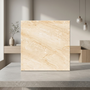 Crema Italia 600x600mm Luxury Marble Surface Porcelain Tiles For Elegant Interior Flooring Design - Product Image 4