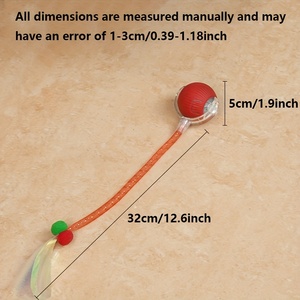 Wholesale Indoor <strong>Cat</strong> Interactive Ball <strong>Toy</strong> With Elastic Net Tail Automatic Moving Ball <strong>Toy</strong> Activation Electric <strong>Cat</strong> <strong>Toy</strong> - Product Image 2
