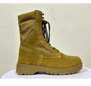 Botas de Combate HPB0302 Coyote Marrón Oscuro Personalizadas de Verano Ligeras de Gamuza para Desierto con Mangas Oxford - Product Image 6