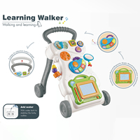 Poussettes pour bébés Walkers 4 en 1 Multifonctionnel Toddler Learning Walking Stroller Activity Center Baby Walker