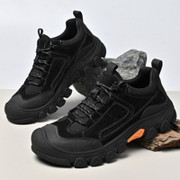 Chaussures de travail en mesh imperméables confortables pour hommes, grandes tailles, chaussures décontractées, chaussures de randonnée et de montagne (tailles 40-46)