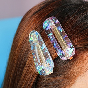 Vente en gros DIY pince à cheveux époxy moule en silicone épingle à cheveux pendentif boucles d'oreilles moules - Product Image 1