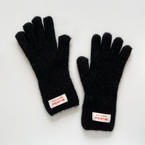 <span class=keywords><strong>Guanti</strong></span> caldi in <span class=keywords><strong>lana</strong></span> tinta unita per ragazze alla moda all'ingrosso <span class=keywords><strong>guanti</strong></span> invernali da esterno - Product Image 6