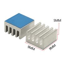 Disipador de Calor Inteligente para Computadora de 10*10*10 mm, Disipador de Calor para Chip IC con Cinta Adhesiva, Personalización Disponible