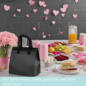 Bolsa de Embalaje Personalizada al por Mayor de Fábrica con Logotipo, Bolsa de Entrega de Alimentos Aislada e Impermeable, Bolsas para Llevar Comida No Tejidas - Product Image 3