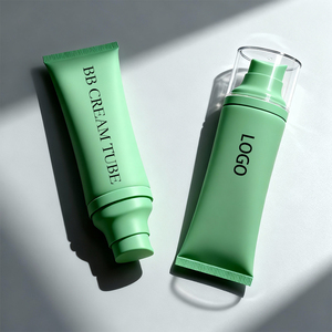Tube de crème CC vide personnalisé 40ml 50ml 60ml, tube de crème BB, tube de fond de teint avec pompe sans air - Product Image 2